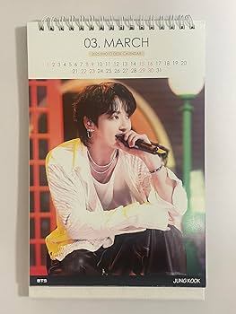 BTS グク JUNGKOOK カレンダー Amazon.co.jp: ジョングク グッズ 2026年-2027年 2年分 卓上